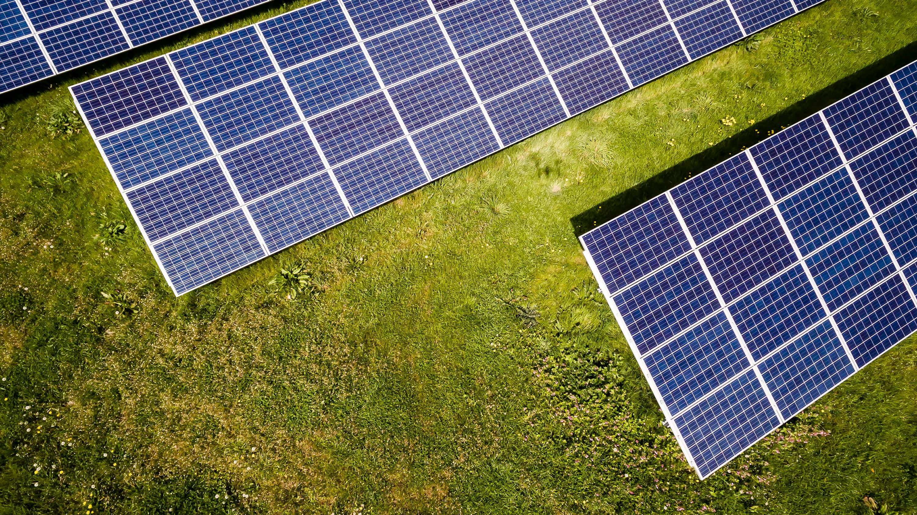 Solar panels installation